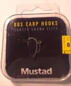 MUSTAD BBS CURVED SHANK ELITE SIZE 8